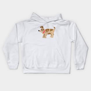 Geometric dog Kids Hoodie